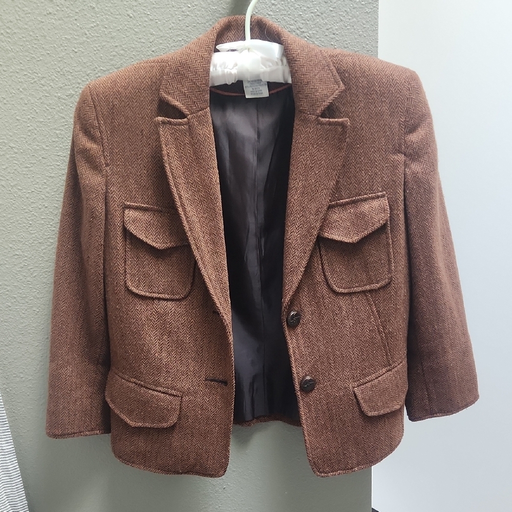 Brown Tweed Blazer